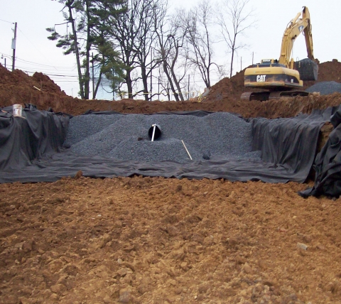 utility installation at apartment complex in middletown pa