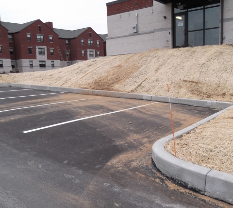 erosion control utility installation at apartment complex in middletown pa