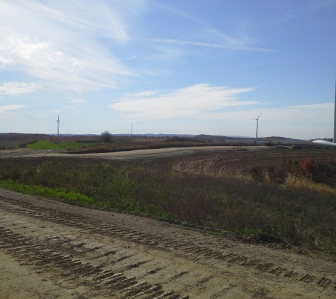 installation of wind turbine