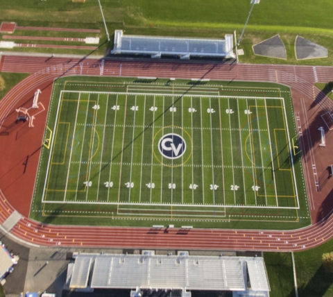 high school stadium and track