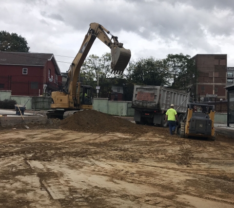 site work at south central transit authority lancaster pa