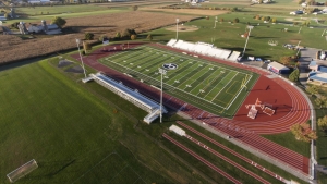 high school stadium and track