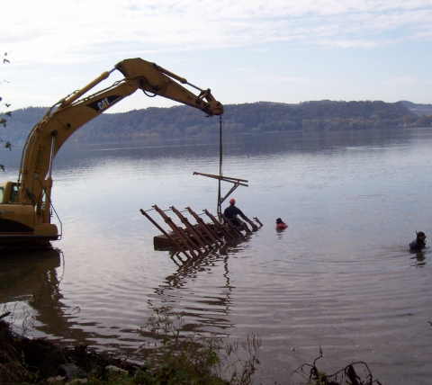 scuba divers construction in susquehanna