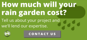 how much rain garden cost