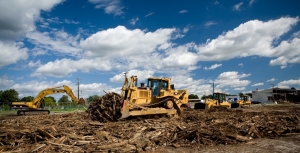 demolition debris clean up