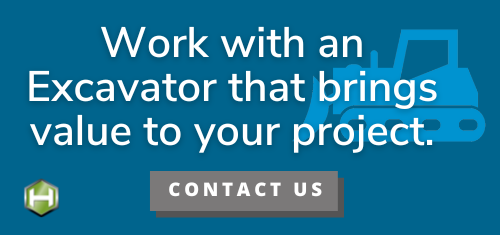 work with an excavator that brings value to your project