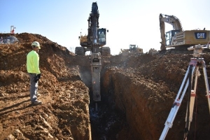 digging trench