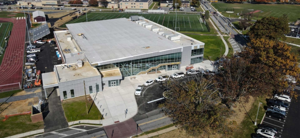 governor mifflin athletic facility front