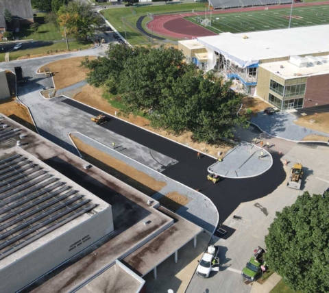 new parking lot paving and construction