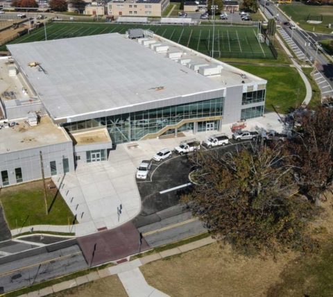 governor mifflin athletic facility front